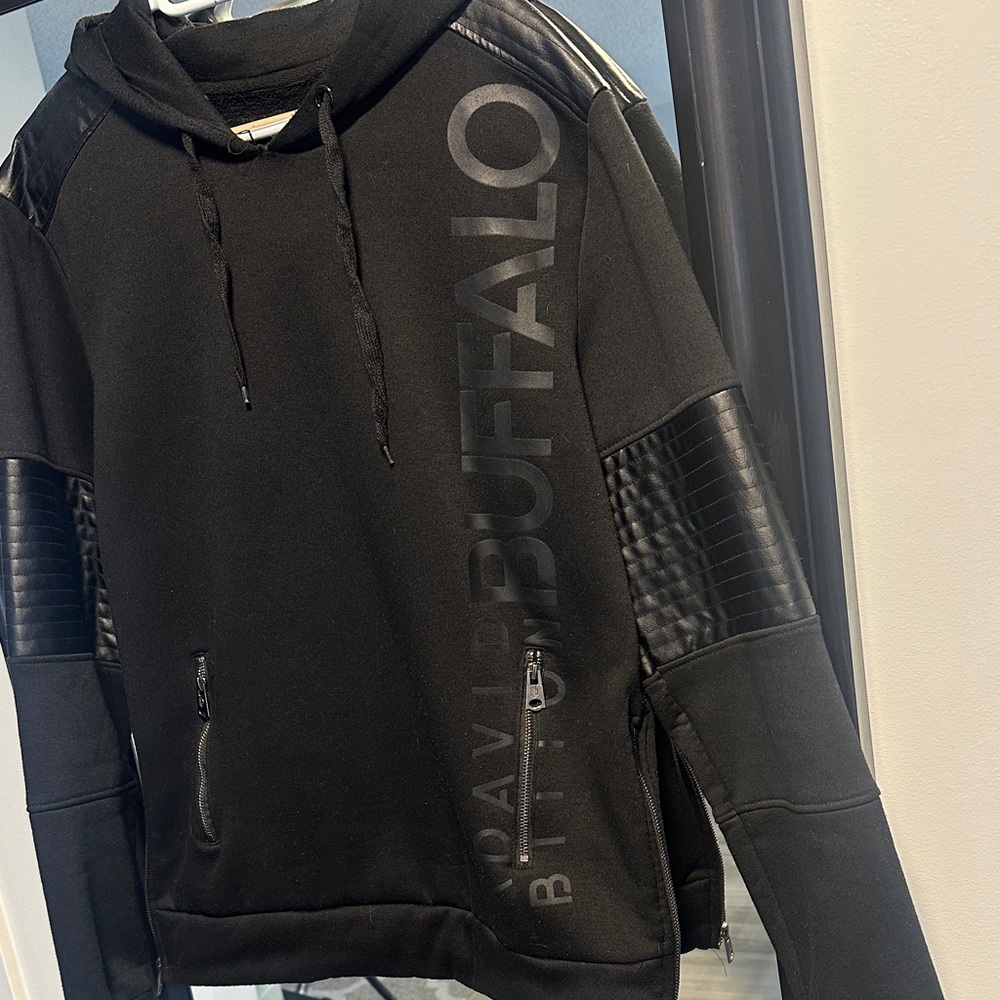 Buffalo David Bitton Black Hoodie